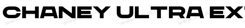 CHANEY Ultra Extende字体转换